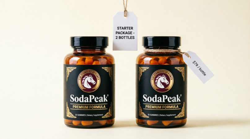 two bottles of men's daily gummy supplement starter bundle